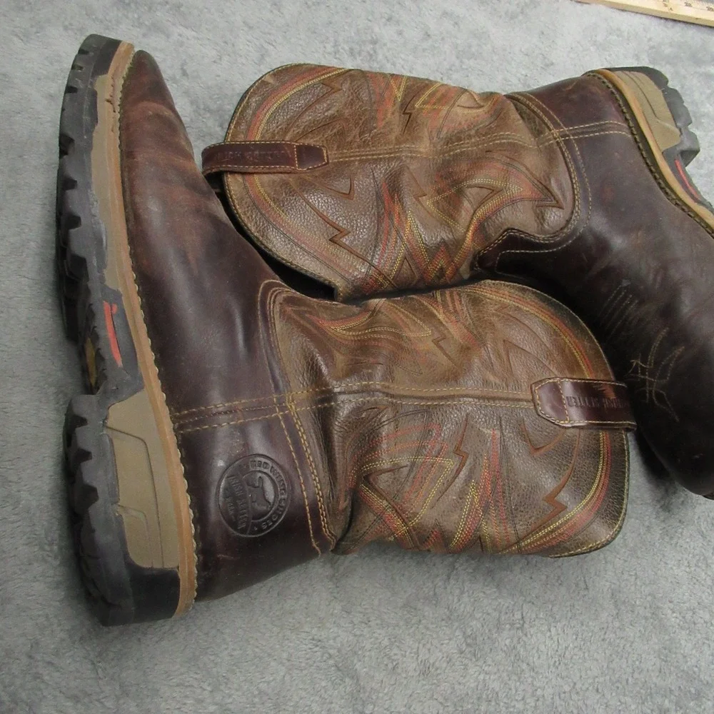 Irish Setter Work Boots Mens 10.5 D EH Marshall Rugged Western‎ Red Wing Pull On